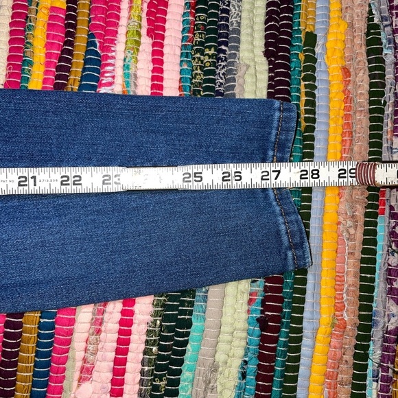 Madewell 10” High Rise Skinny Jeans Women’s Size 26 | Dark Wash Denim - Picture 7 of 9